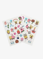 INKED SpongeBob SquarePants Temporary Tattoo Set