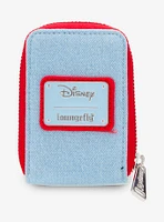 Loungefly Disney Mickey Mouse Cherries Denim Accordion Wallet - BoxLunch Exclusive