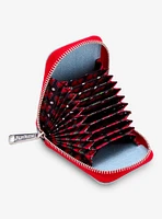 Loungefly Disney Mickey Mouse Cherries Denim Accordion Wallet - BoxLunch Exclusive