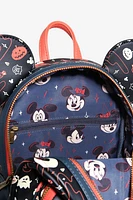 Loungefly Disney Mickey & Minnie Halloween Ears Glow-in-the-Dark Mini Backpack - BoxLunch Exclusive