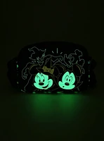 Loungefly Disney Mickey & Minnie Halloween Glow-in-the-Dark Crossbody Bag - BoxLunch Exclusive