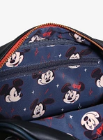 Loungefly Disney Mickey & Minnie Halloween Glow-in-the-Dark Crossbody Bag - BoxLunch Exclusive