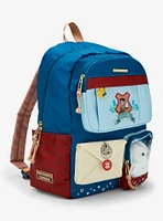 Harry Potter Hogwarts Multi-Pocket Backpack With Hedwig Plush — BoxLunch Exclusive