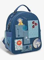 Coraline Patchwork Denim Mini Backpack — BoxLunch Exclusive