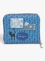 Coraline Patchwork Denim Accordion Wallet — BoxLunch Exclusive