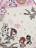 tokidoki Unicorno Cherry Blossom Mini Backpack with Clear Pouch Keychain - BoxLunch Exclusive