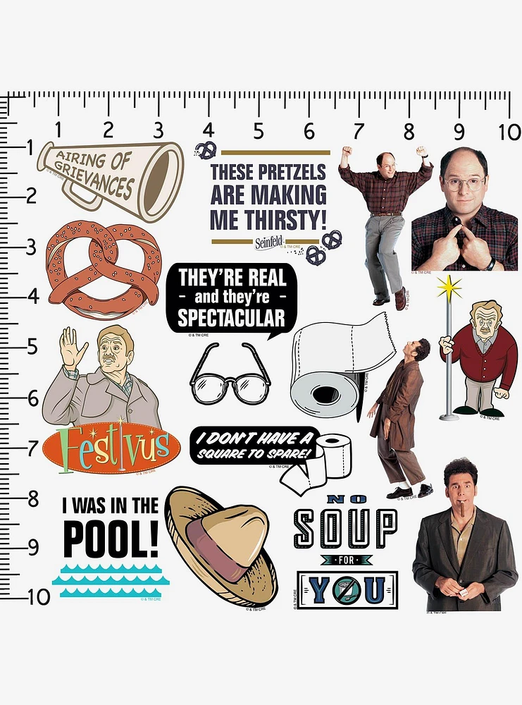 Seinfeld 2nd Variety 100ct Vinyl Stickers Variety Pack