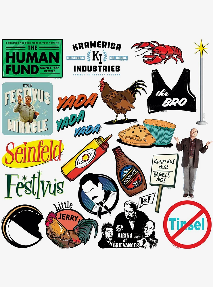 Seinfeld 2nd Variety 100ct Vinyl Stickers Variety Pack