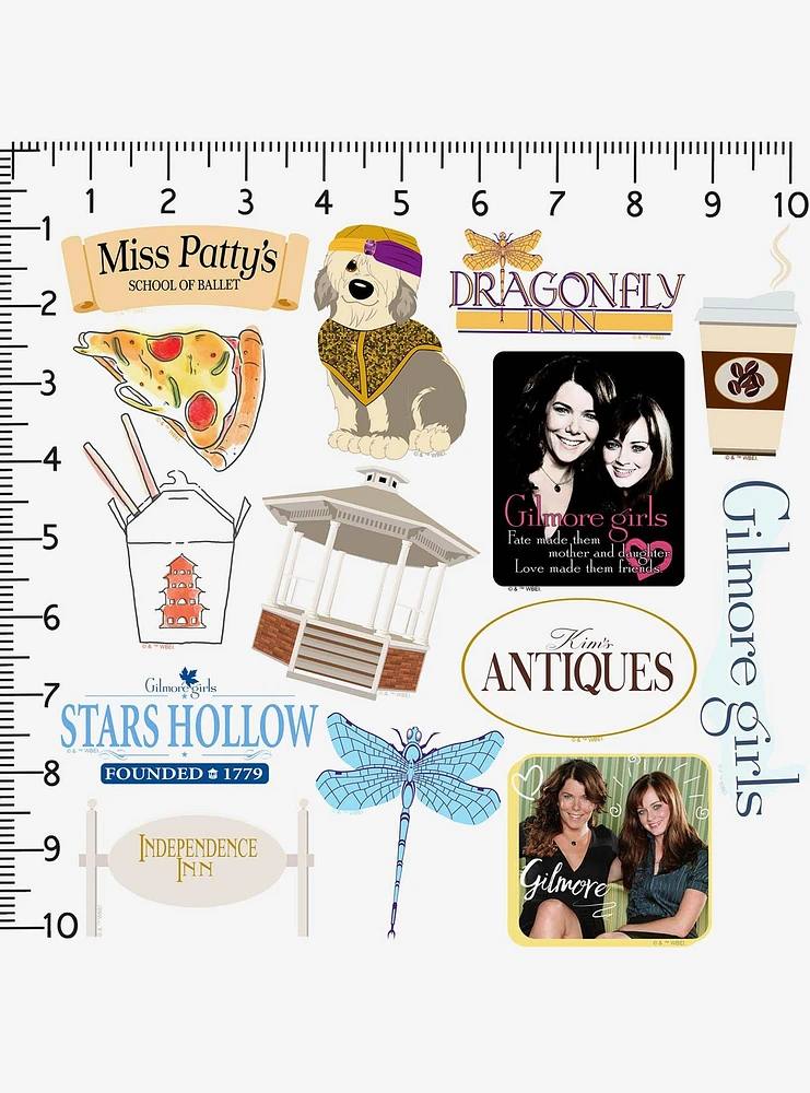 Gilmore Girls 100ct Vinyl Stickers Variety Pack