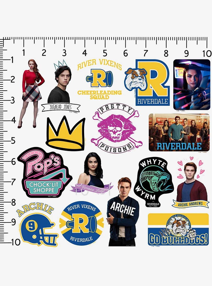 Riverdale 100ct Vinyl Stickers Variety Pack