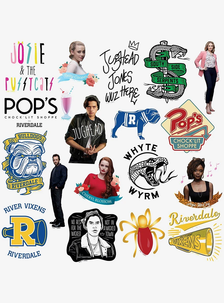 Riverdale 100ct Vinyl Stickers Variety Pack