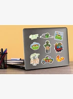 Sesame Street Oscar the Grouch 100ct Vinyl Stickers Variety Pack