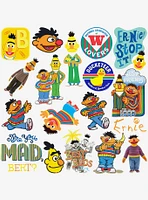 Sesame Street Bert & Ernie 100ct Vinyl Stickers Variety Pack