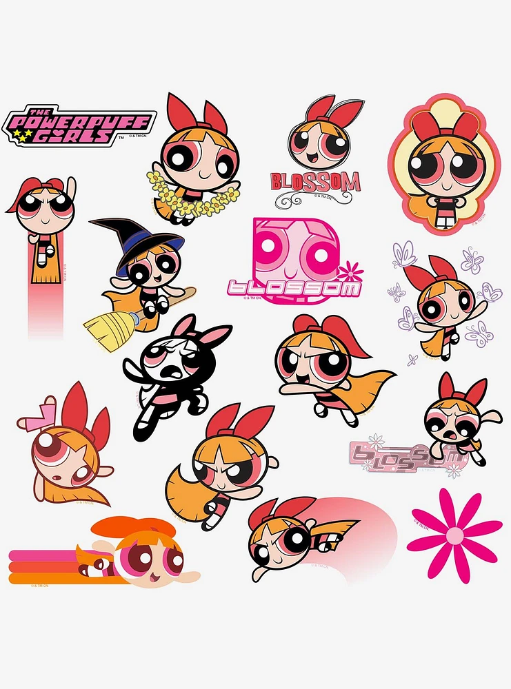 Powerpuff Girls Blossom 100ct Vinyl Stickers Variety Pack