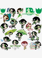 Powerpuff Girls Buttercup 100ct Vinyl Stickers Variety Pack