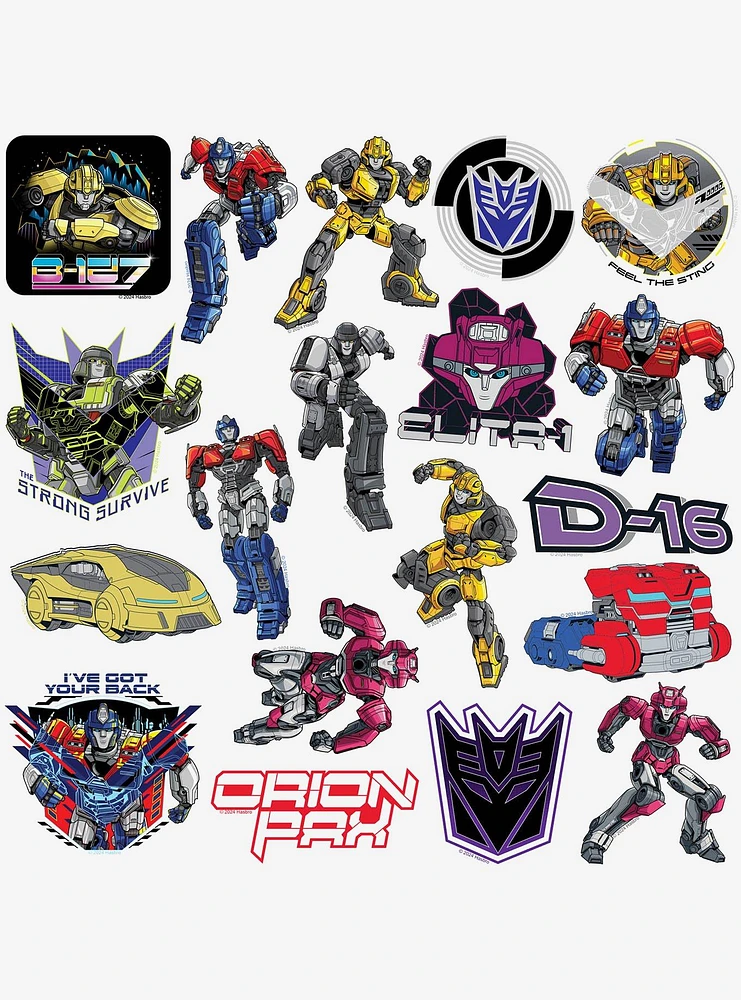 Transformers One 100ct Vinyl Stickers Variety Pack