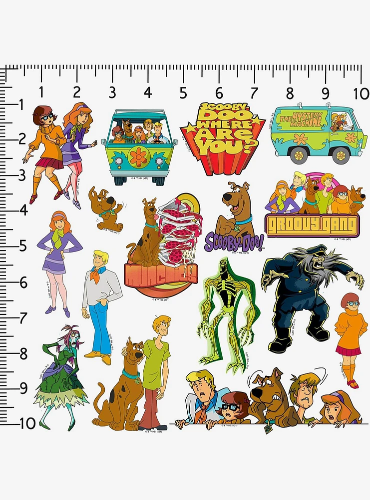 Scooby-Doo! 100ct Vinyl Stickers Variety Pack