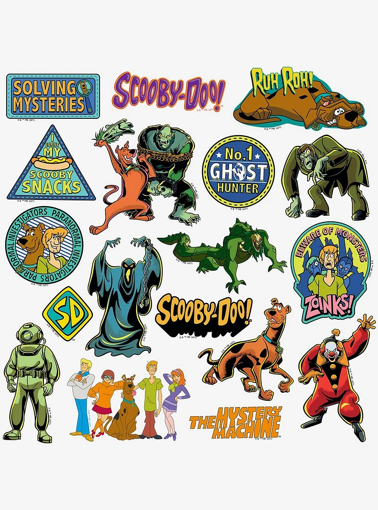 Scooby-Doo! 100ct Vinyl Stickers Variety Pack