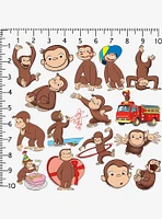 Curious George Character 100ct Vinyl Stickers Variety Pack