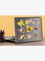 Curious George Character 100ct Vinyl Stickers Variety Pack