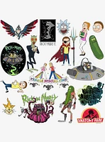 Rick and Morty 100ct Vinyl Stickers Variety Pack