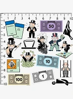 Monopoly 100ct Vinyl Stickers Variety Pack