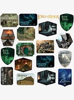 Lord of the Rings Location Badges 100ct Vinyl Stickers Variety Pack