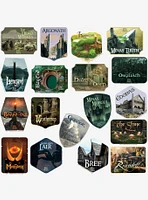 Lord of the Rings Location Badges 100ct Vinyl Stickers Variety Pack