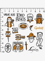 Lord of the Rings Iconic 100ct Vinyl Stickers Variety Pack