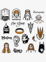 Lord of the Rings Iconic 100ct Vinyl Stickers Variety Pack