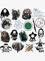 The Hobbit: An Unexpected Journey 100ct Vinyl Stickers Variety Pack