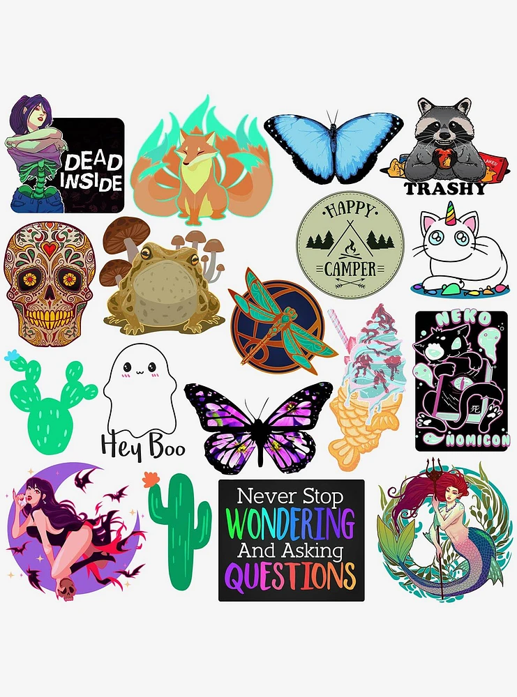 Random Cool Sticker Decals 100ct Vinyl Stickers Variety Pack