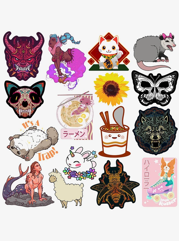 Random Cool Sticker Decals 100ct Vinyl Stickers Variety Pack