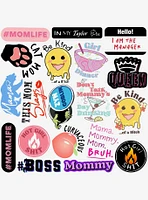 Funny Mom 100ct Vinyl Stickers Variety Pack