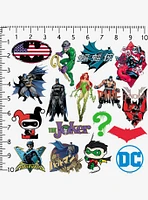 DC Comics Batman 100ct Vinyl Stickers Variety Pack