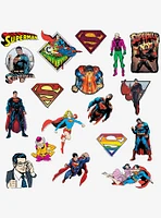 DC Comics Superman 100ct Vinyl Stickers Variety Pack