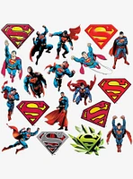 DC Comics Superman Character Poses 100ct Vinyl Stickers Variety Pack