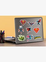 DC Comics Superman Character Poses 100ct Vinyl Stickers Variety Pack