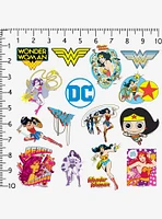 DC Comics Wonder Woman 100ct Vinyl Stickers Variety Pack