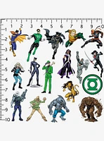 DC Comics Justice League Core Characters 100ct Vinyl Stickers Variety Pack