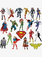 DC Comics Justice League Core Characters 100ct Vinyl Stickers Variety Pack