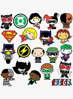 DC Comics Justice League Chibi Superhero 100ct Vinyl Stickers Variety Pack