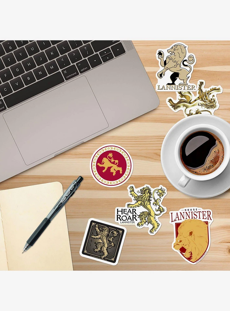 Game of Thrones House Lannister 100ct Vinyl Stickers Variety Pack