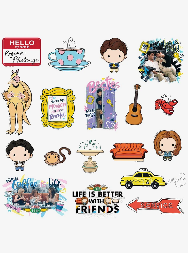 Friends 100ct Vinyl Stickers Variety Pack