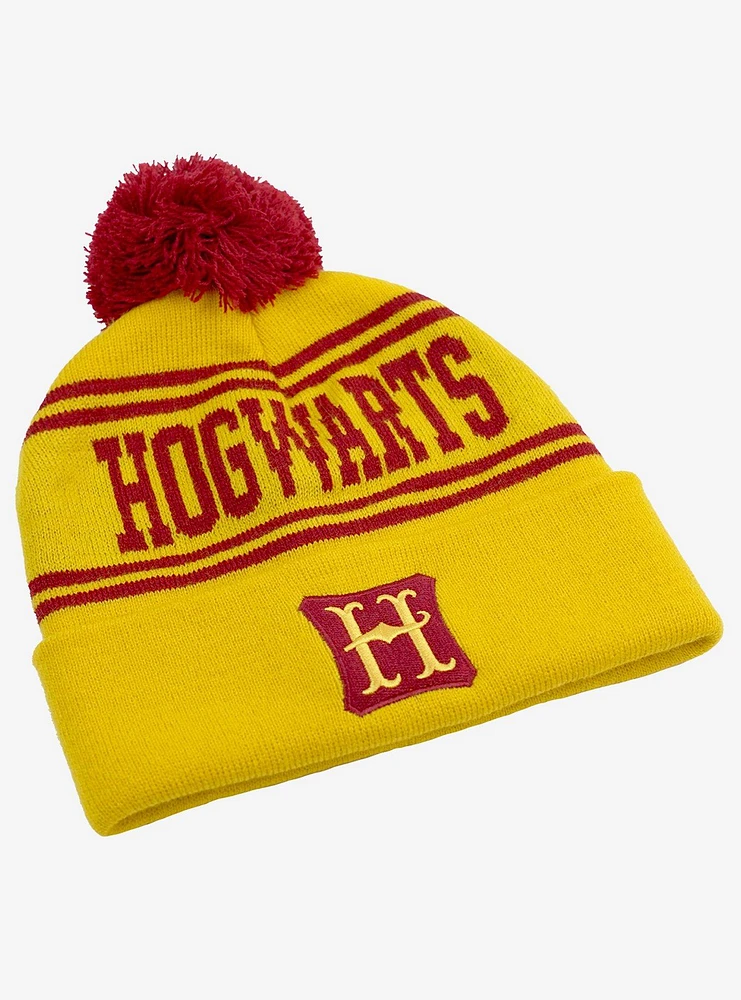 Harry Potter Hogwarts Pom Knit Beanie