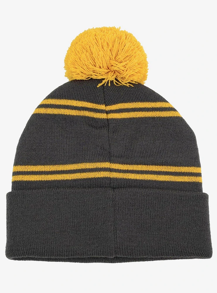 Harry Potter Hufflepuff Pom Knit Beanie