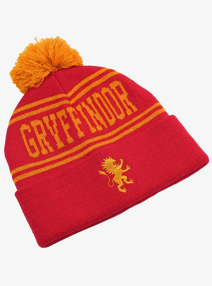 Harry Potter Gryffindor Pom Knit Beanie