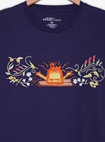 Her Universe Studio Ghibli® Howl's Moving Castle Calcifer Lineup Women's T-Shirt