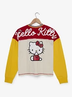 Sanrio Hello Kitty Color Block Women's Long Sleeve T-Shirt - BoxLunch Exclusive