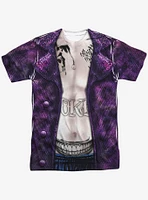 DC Comics Suicide Squad Joker Costume Sublimated T-Shirt